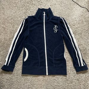 JUICY COUTURE JACKET NAVY BLUE SIZE XS